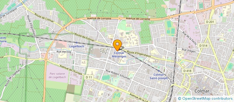 localisation de l'entreprise MANNE PRO SERVICES  COLMAR