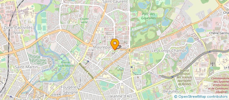 localisation de l'entreprise MANNEQUIN MODELE FIGURANT INDEPENDANT  RENNES