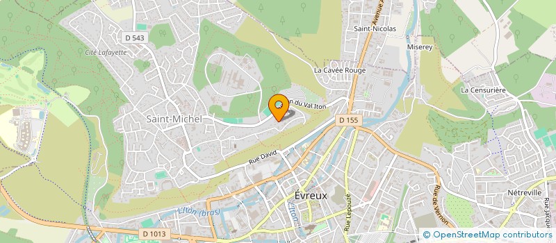 localisation de l'entreprise MANNEQUINAT ACADEMIE  EVREUX