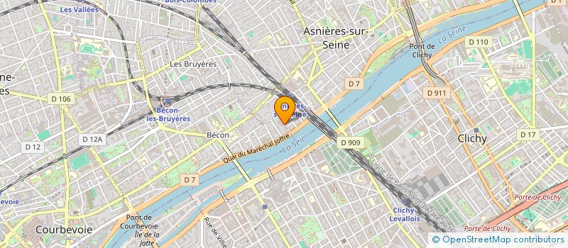 localisation de l'entreprise MANNER'S à COURBEVOIE