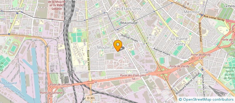 localisation de l'entreprise MANNES FRANCE SARL  VENISSIEUX