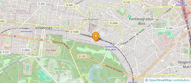 localisation de l'entreprise MANNES UND KINDER à FONTENAY-SOUS-BOIS