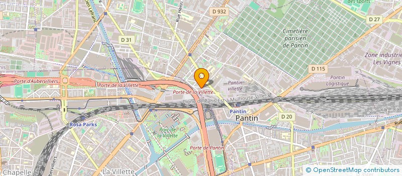 localisation de l'entreprise MANNESFRANCE - PANTIN  PANTIN