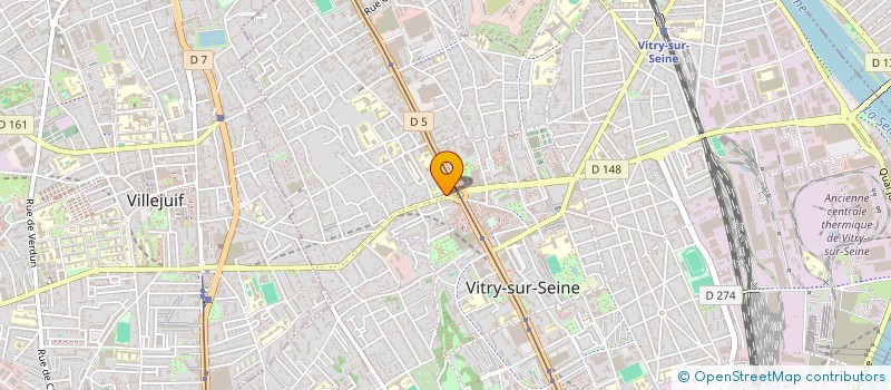 localisation de l'entreprise MANNET à VITRY-SUR-SEINE
