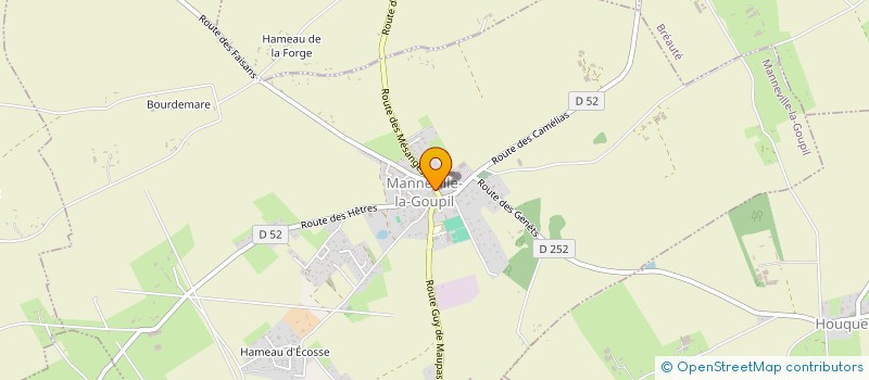 localisation de l'entreprise MANNEVILLE AUTO  MANNEVILLE-LA-GOUPIL