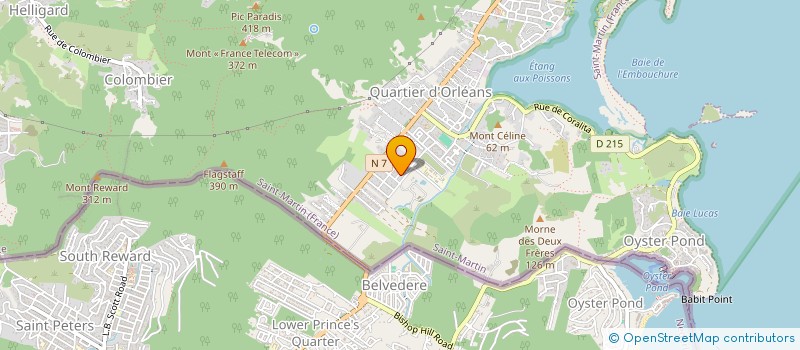 localisation de l'entreprise MANNI MANNYOK  SAINT MARTIN