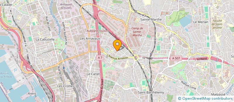 localisation de l'entreprise MANNINA FLEURS à MARSEILLE