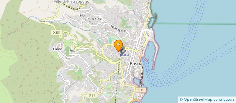 localisation de l'entreprise MANNINO PLOMBERIE à BASTIA