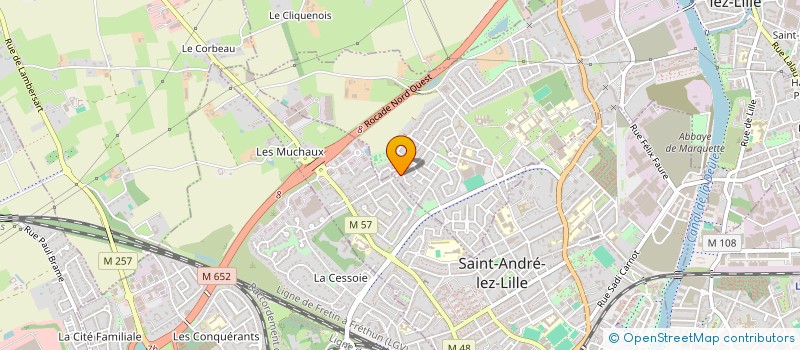 localisation de l'entreprise MANNIPIER  MARQUETTE-LEZ-LILLE