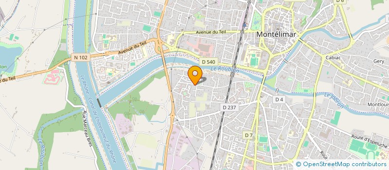localisation de l'entreprise MANNIVER à MONTELIMAR