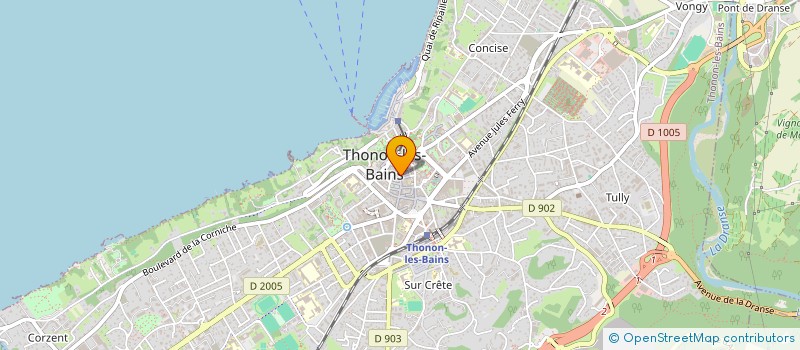 localisation de l'entreprise MANNIXOU à THONON-LES-BAINS