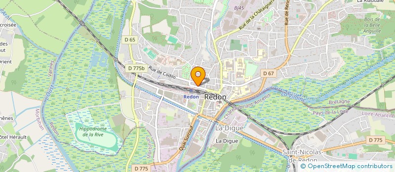 localisation de l'entreprise MANNOTO  REDON