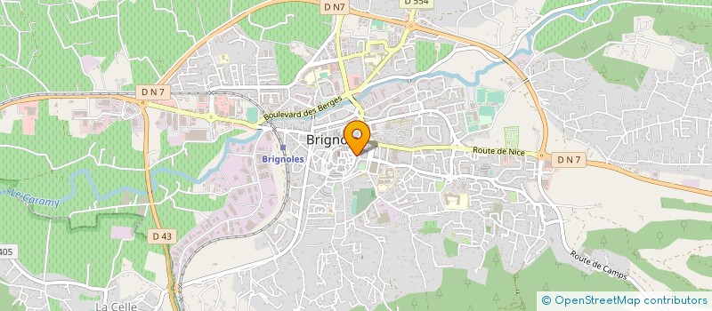 localisation de l'entreprise MANNSCHAFT RECORDS  BRIGNOLES