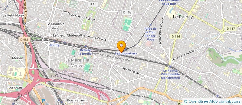 localisation de l'entreprise MANNU'IMMO à VILLEMOMBLE