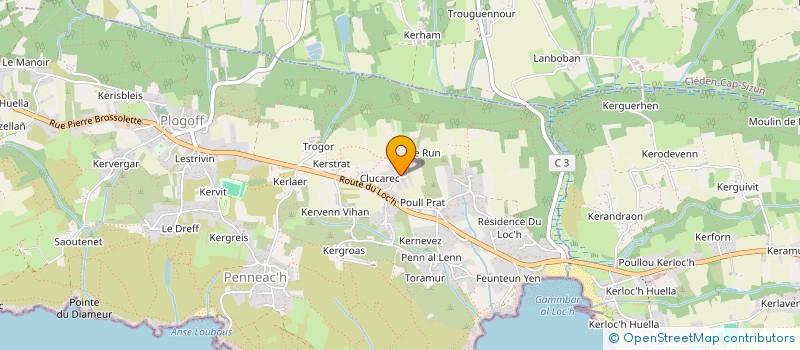 localisation de l'entreprise MANNY  PLOGOFF