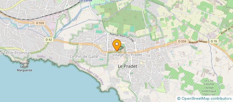 localisation de l'entreprise MANNY CANTINA  LE PRADET