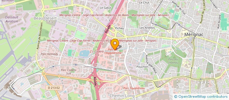 localisation de l'entreprise MANO à MERIGNAC