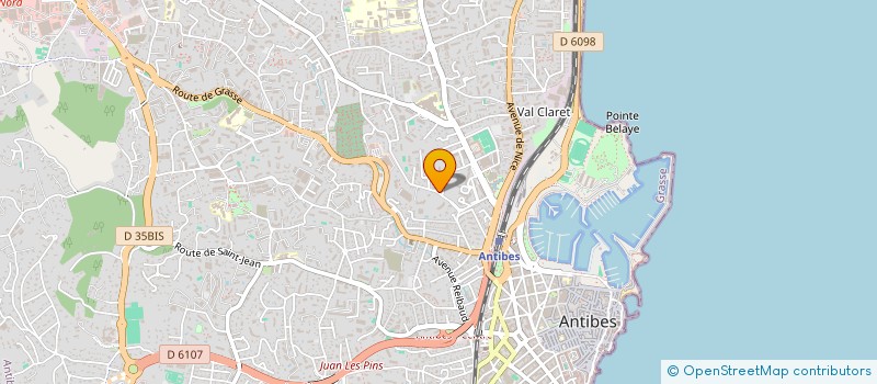 localisation de l'entreprise MANO à ANTIBES