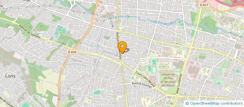 localisation de l'entreprise MANO à PAU