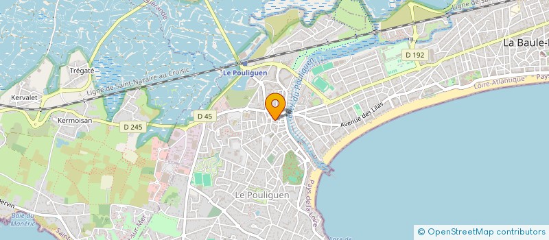 localisation de l'entreprise MANO  LE POULIGUEN