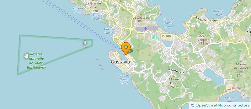 localisation de l'entreprise MANO à SAINT BARTHELEMY