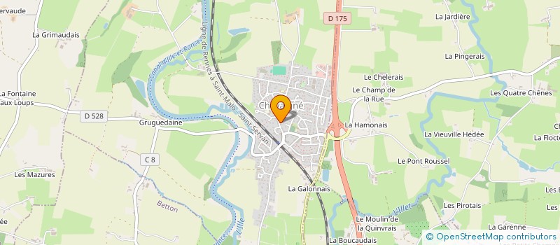 localisation de l'entreprise MANO  CHEVAIGNE