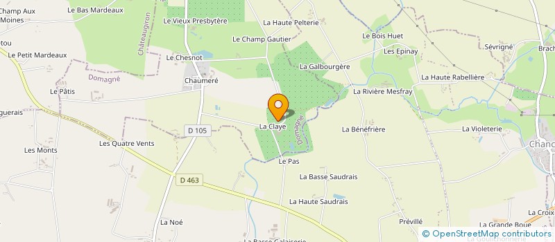 localisation de l'entreprise MANO  DOMAGNE