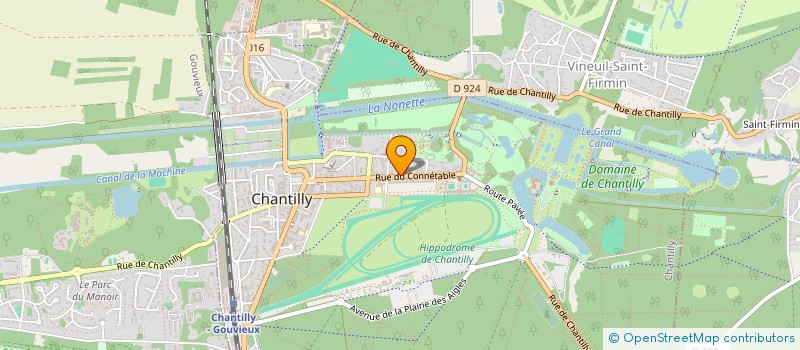 localisation de l'entreprise MANO  CHANTILLY