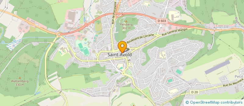 localisation de l'entreprise MANO  SAINT-AVOLD