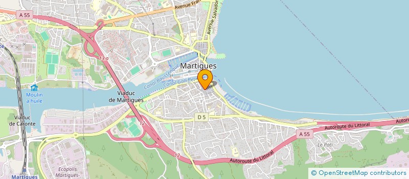 localisation de l'entreprise MANO à MARTIGUES