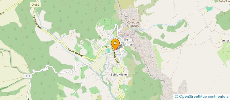 localisation de l'entreprise MANO  MOUSTIERS-SAINTE-MARIE