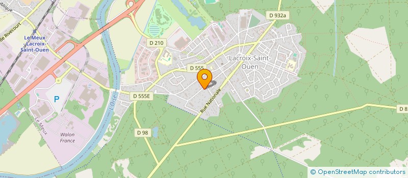 localisation de l'entreprise MANO  LACROIX-SAINT-OUEN