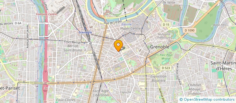 localisation de l'entreprise MANO A MANO  GRENOBLE