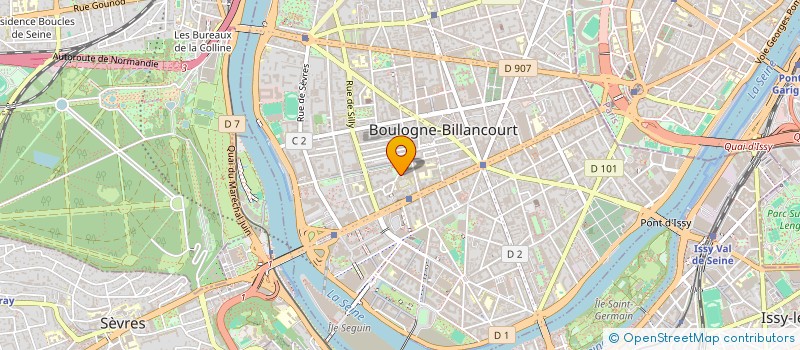 localisation de l'entreprise MANO B à BOULOGNE-BILLANCOURT