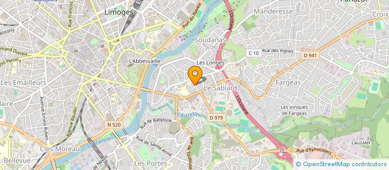 localisation de l'entreprise MANO.BO à LIMOGES