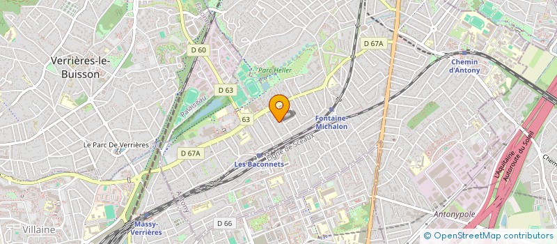 localisation de l'entreprise MANO CITY à ANTONY