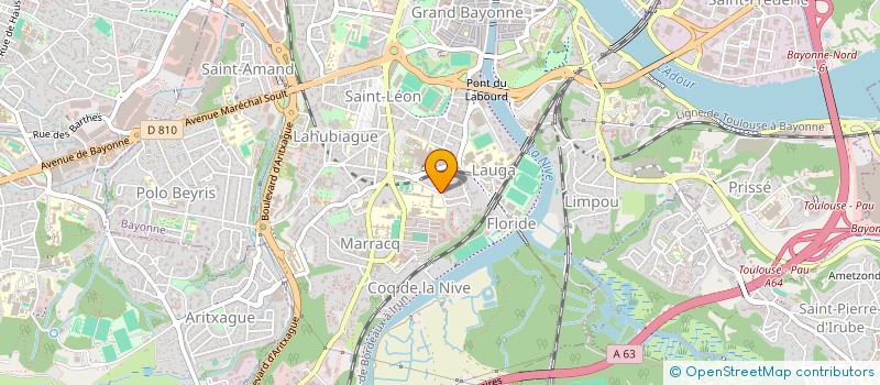 localisation de l'entreprise MANO IBAN à BAYONNE