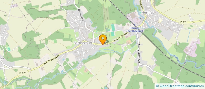 localisation de l'entreprise MANO SERVICES  BERTHECOURT