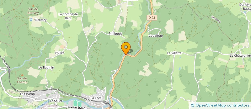 localisation de l'entreprise MANO VERT  DUNIERES