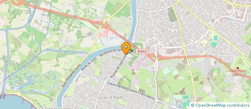 localisation de l'entreprise MANOA  AGDE