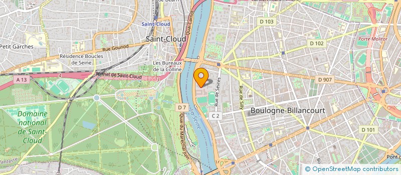 localisation de l'entreprise MANOAH à BOULOGNE-BILLANCOURT