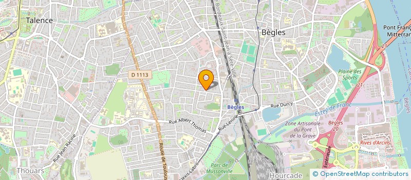 localisation de l'entreprise MANOAL à BEGLES