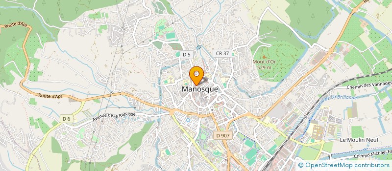 localisation de l'entreprise MANOBAT  MANOSQUE