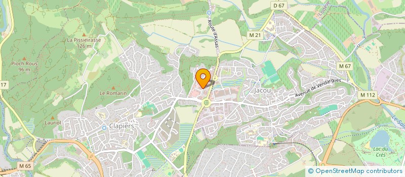 localisation de l'entreprise MANOBI  CLAPIERS