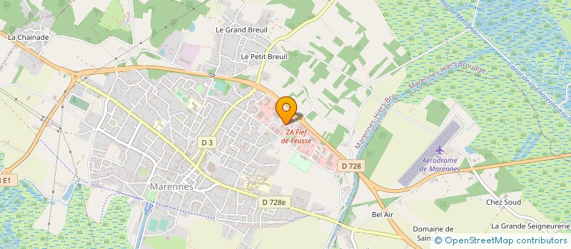 localisation de l'entreprise MANOCELYA  MARENNES-HIERS-BROUAGE