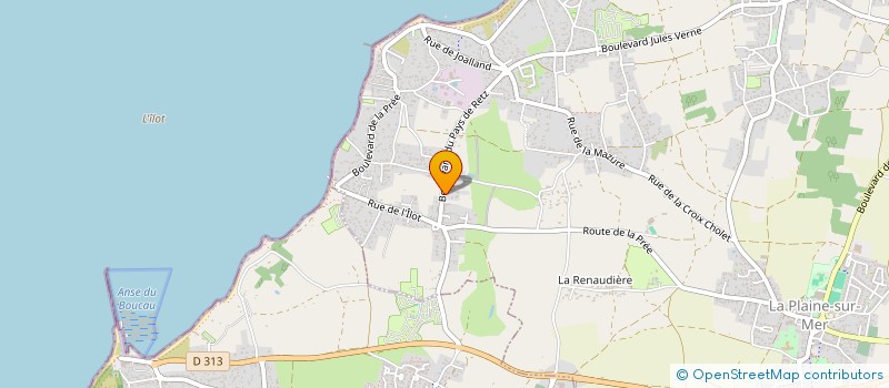 localisation de l'entreprise MANOCHANN  LA PLAINE-SUR-MER