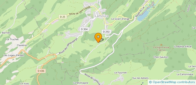 localisation de l'entreprise MANOCO  SEPTMONCEL LES MOLUNES