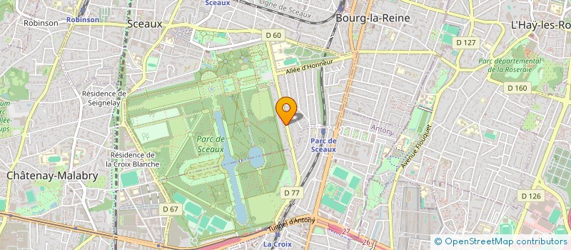 localisation de l'entreprise MANOCORP à SCEAUX