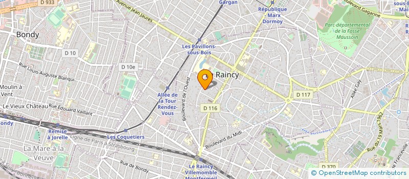 localisation de l'entreprise MANODREY  LE RAINCY