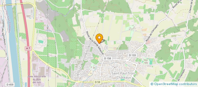 localisation de l'entreprise MANOE  SAINT-PAUL-TROIS-CHATEAUX